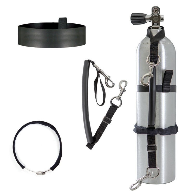 XS Scuba Stage Bottle Strap Kit, 4.40"