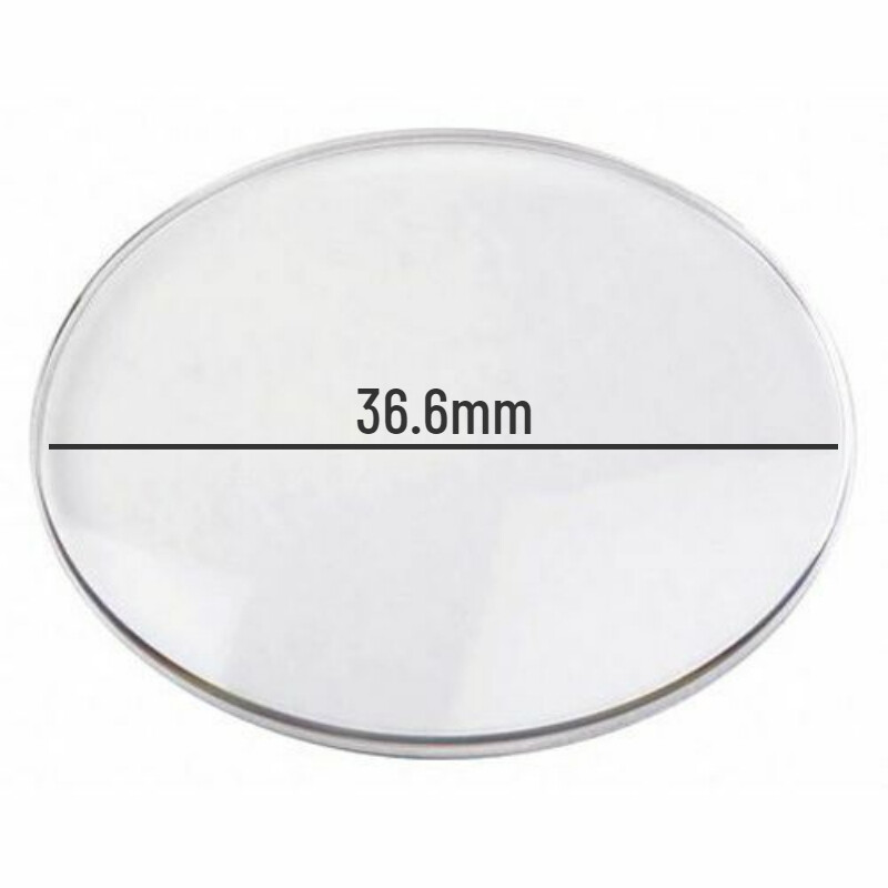36.6mm Dia Replacement Curved Cover Lid for Dial Caliper Test Indicator
