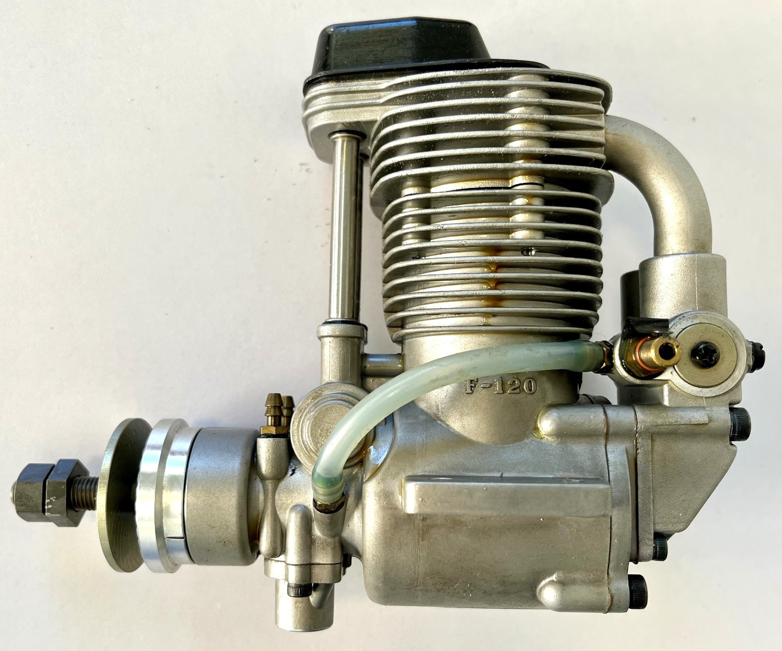 YS F-120 Four Stroke Vintage Glow Engine, New in Box, Made in Japan.