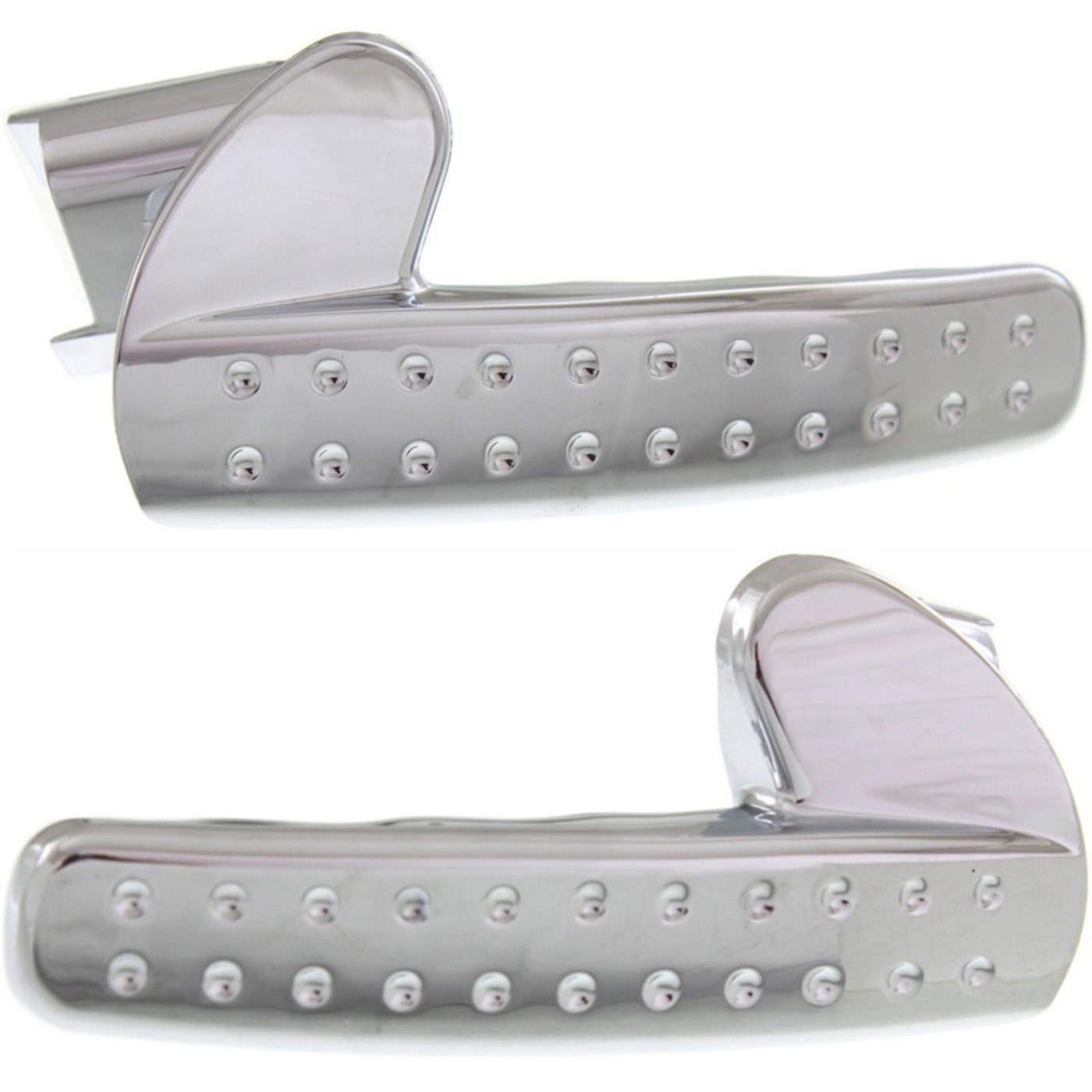 Door Handle Set For 2002-2008 Dodge Ram 1500 Front or Rear Chrome Plastic 2-Pcs