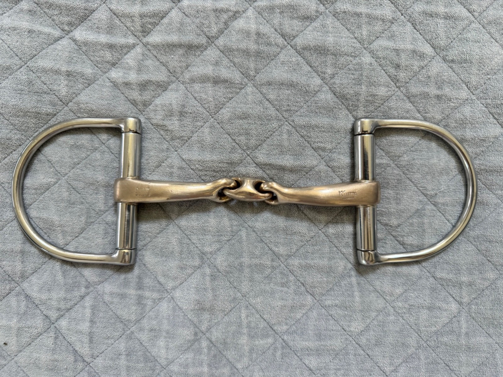 Herm Sprenger KK Ultra Sensogan D-Ring Double Jointed Snaffle Bit  5 1/2" - 15mm