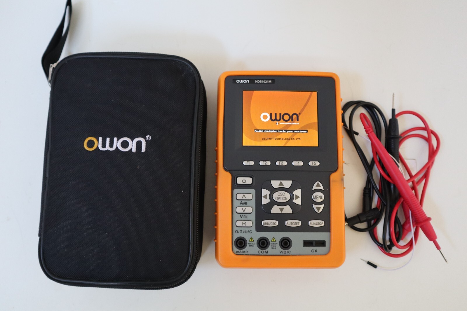 OWON HDS1021M Series HDS Handheld Digital Storage Oscilloscope - NO AC Adapter