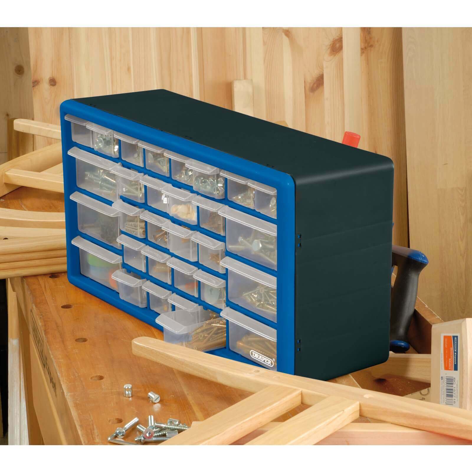 Draper 30 Drawer Wall Mountable Organiser Cabinet