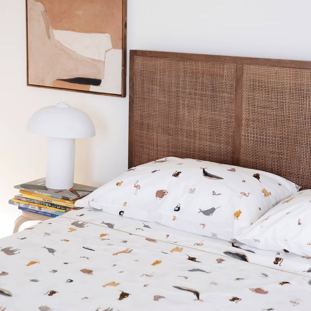 Gathre Menagerie Zoo Animals Sheet Set