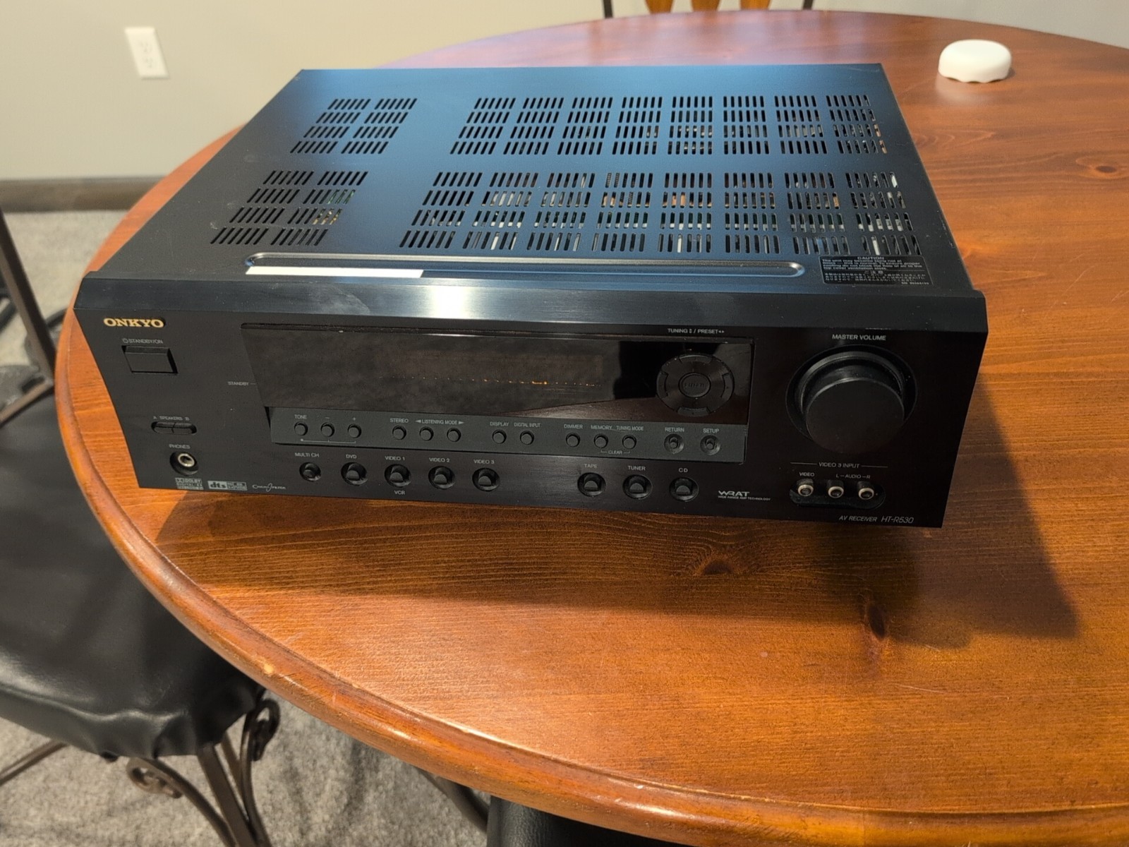 Onkyo HT-R530 7.1 550W Dolby Digital Home Theater Surround Sound Receiver TESTED