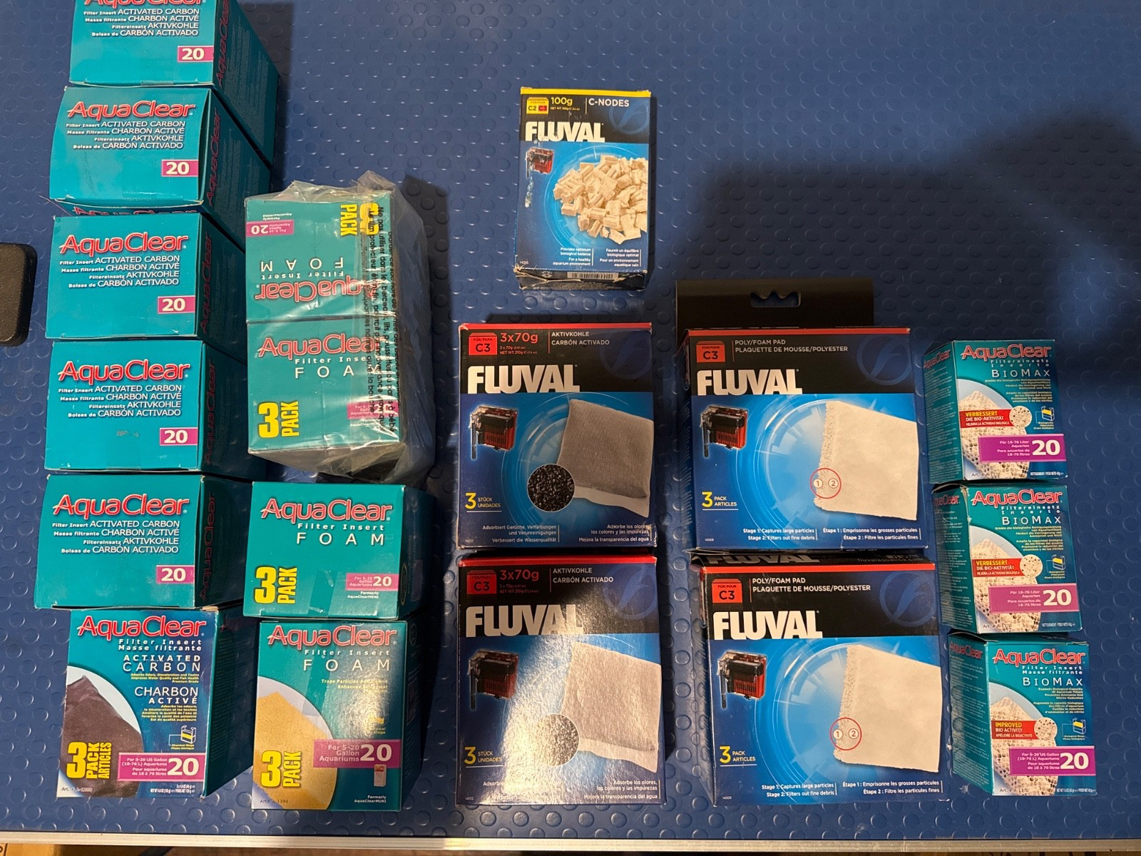 aquarium supplies lot-AquaClear & Fluval for 20 gallon tank