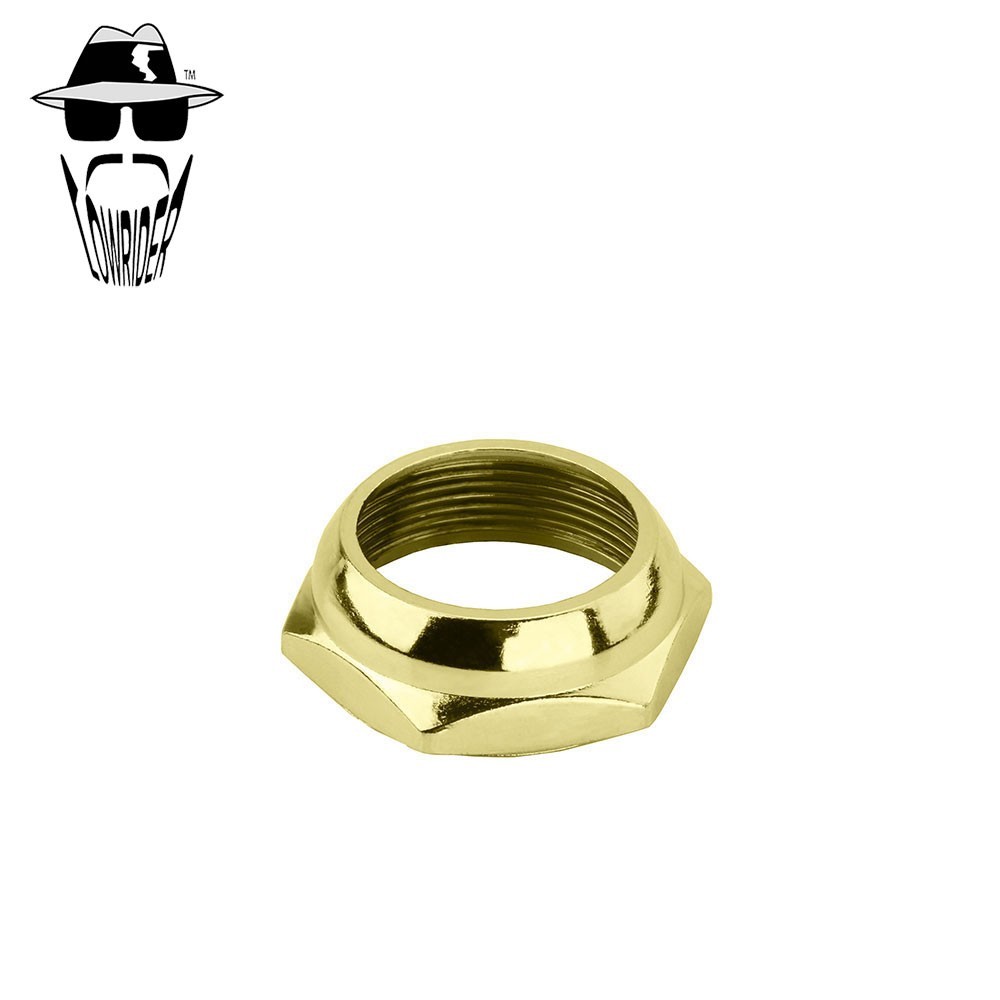 ORIGINAL LOWRIDER 1” Replacement Headset Lock Nut 22.2mm Gold Threaded Bicycle.