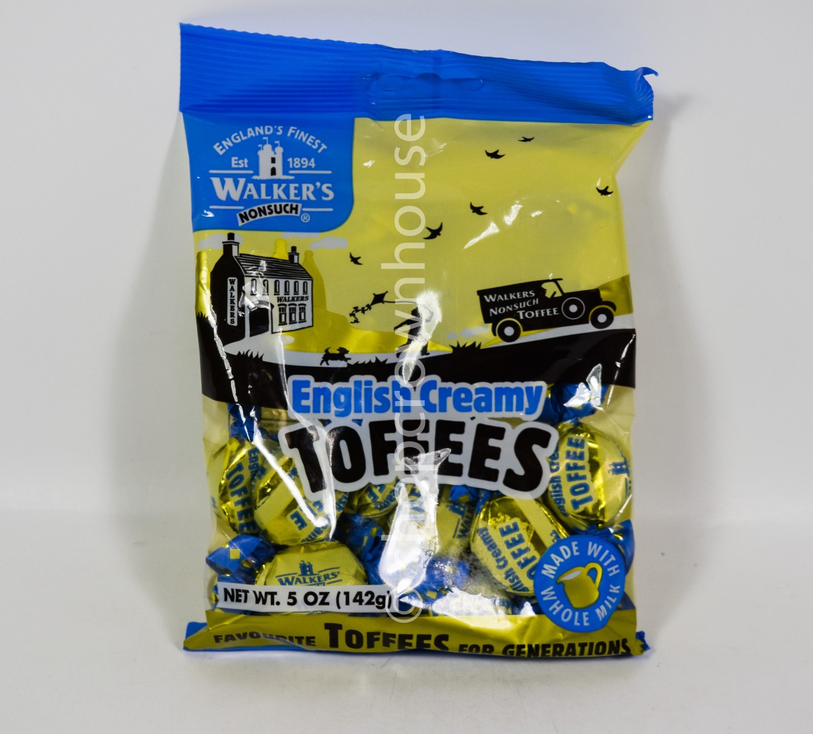 3 Walkers Nonsuch English Creamy Toffees Individually Wrapped 5oz bag 07/21/2026