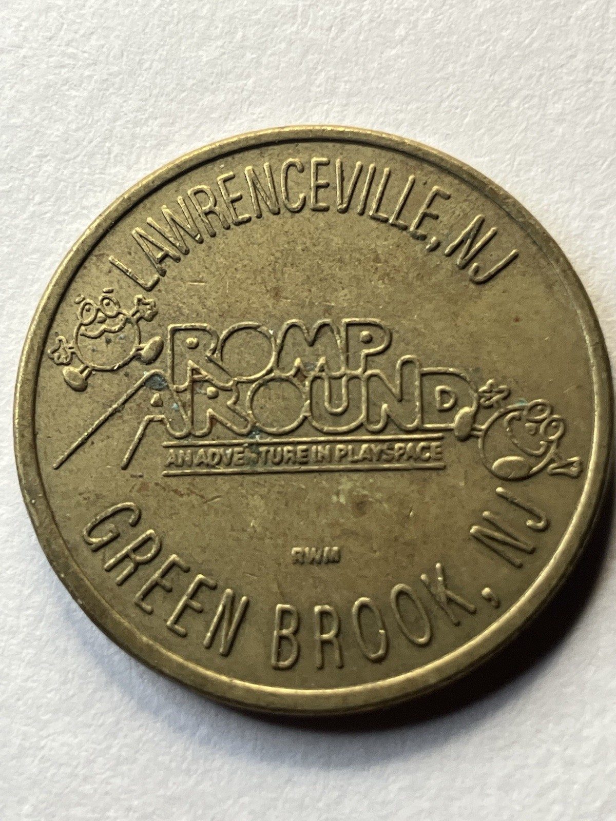 OBSOLETE - ROMP AROUND ARCADE TOKEN - GREEN BROOK, & LAWREINCEVILLE N.J. #ud1