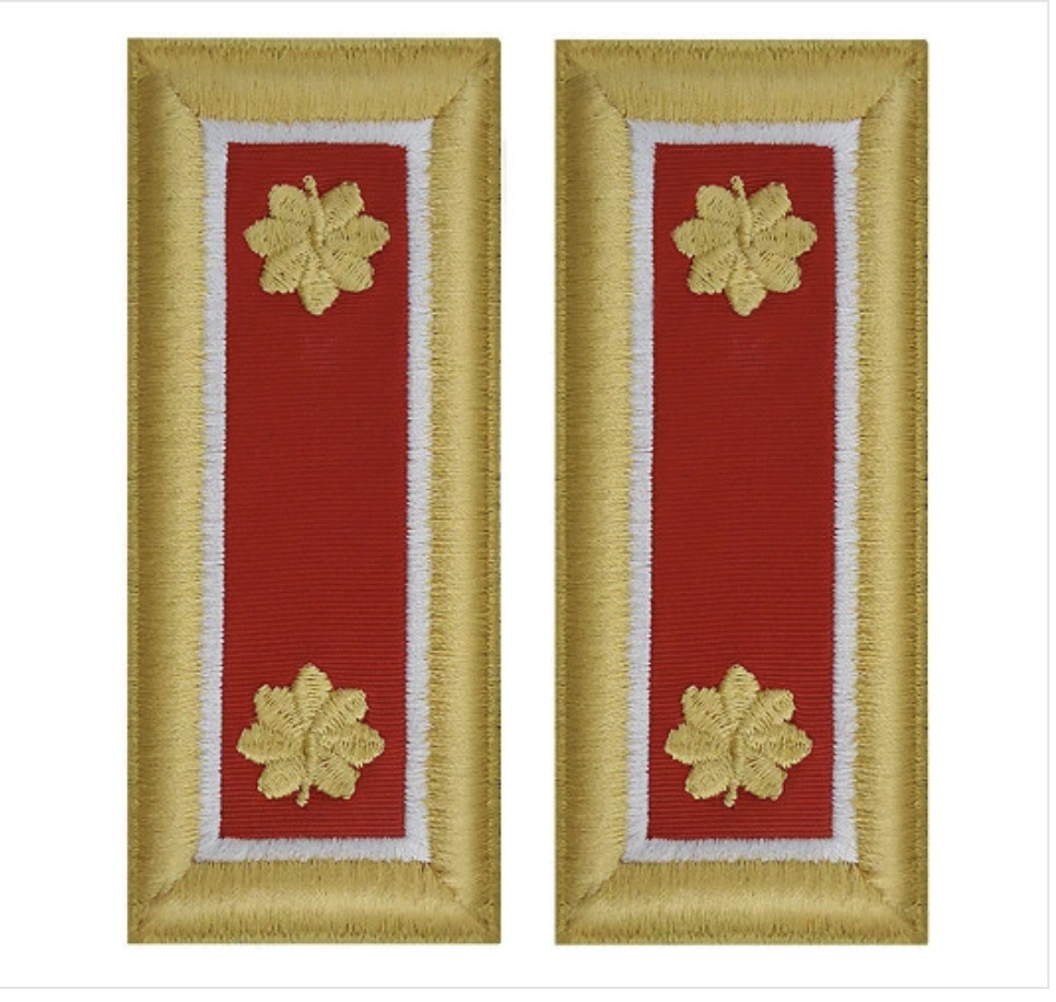 GENUINE U.S. ARMY SHOULDER STRAP: MAJOR ENGINEER - FEMALE