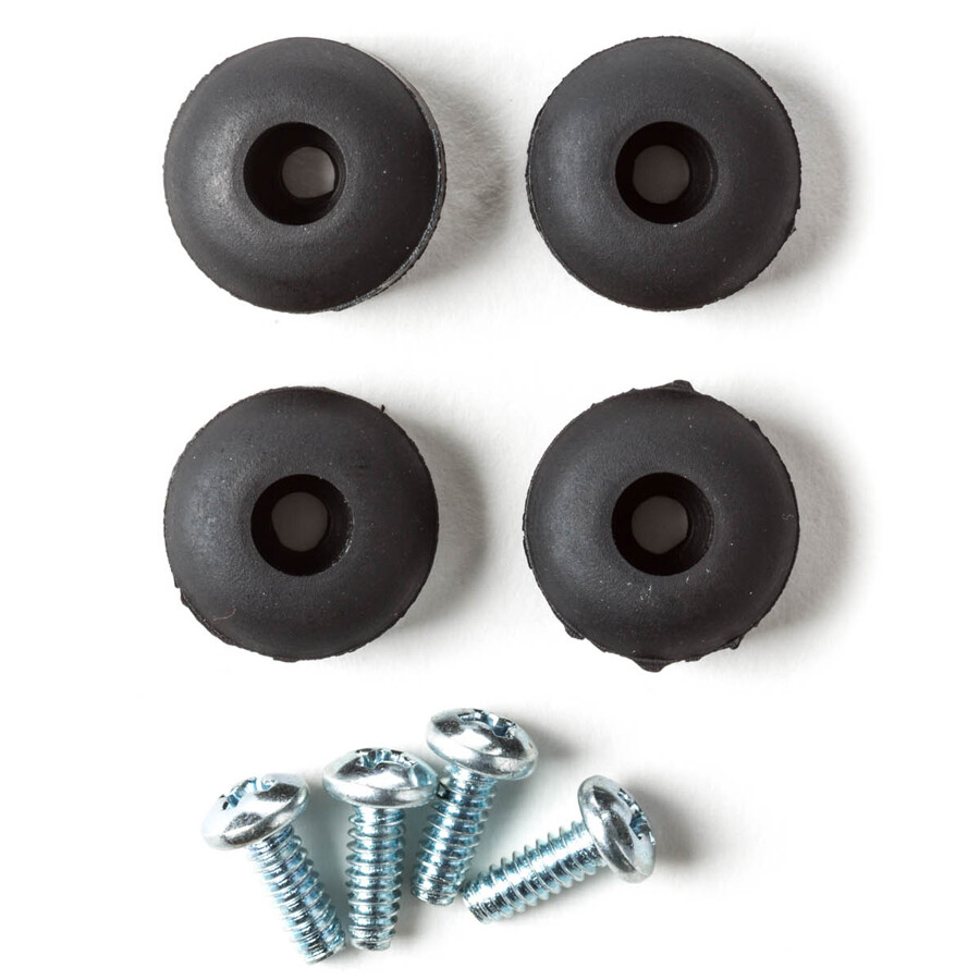 Dunlop ECB151 4 Cry Baby Wah Rubber Feet Set w/ Screws, New!