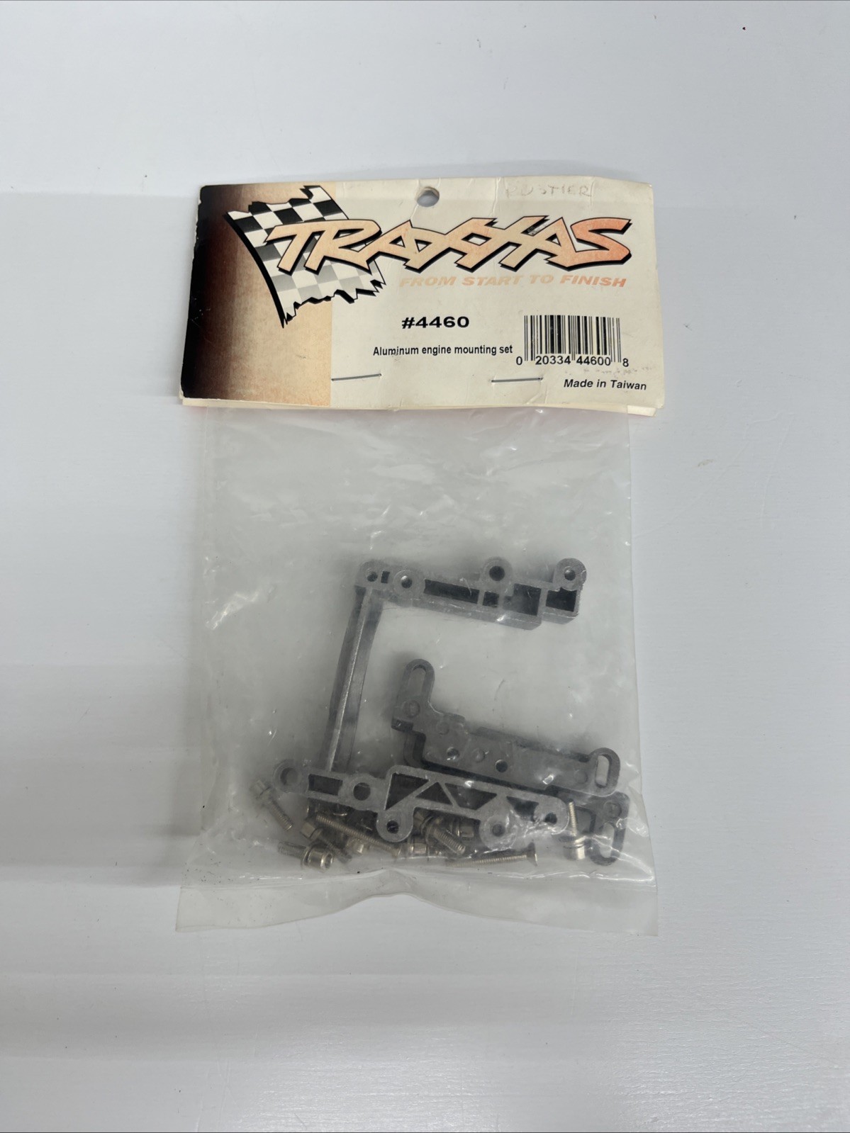 Original TRAXXAS RC Truck Car Part #4460 Aluminum Engine Mount With Screws NOS