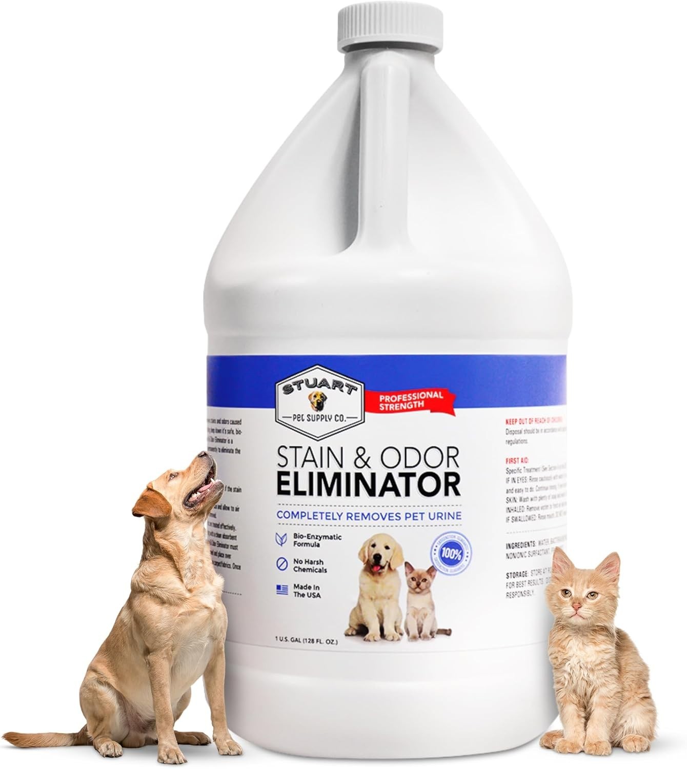 Professional Strength Pet Odor Eliminator | Urine Odor Remover | Pet Urine Enzym
