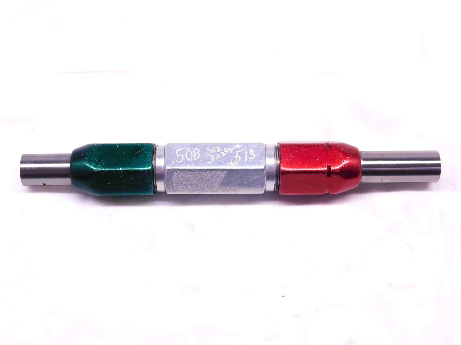 .5080 & .5130 PIN PLUG GAGE GO NO GO .5156 -.0026 OVERSIZE 33/64 13 mm .508 .513