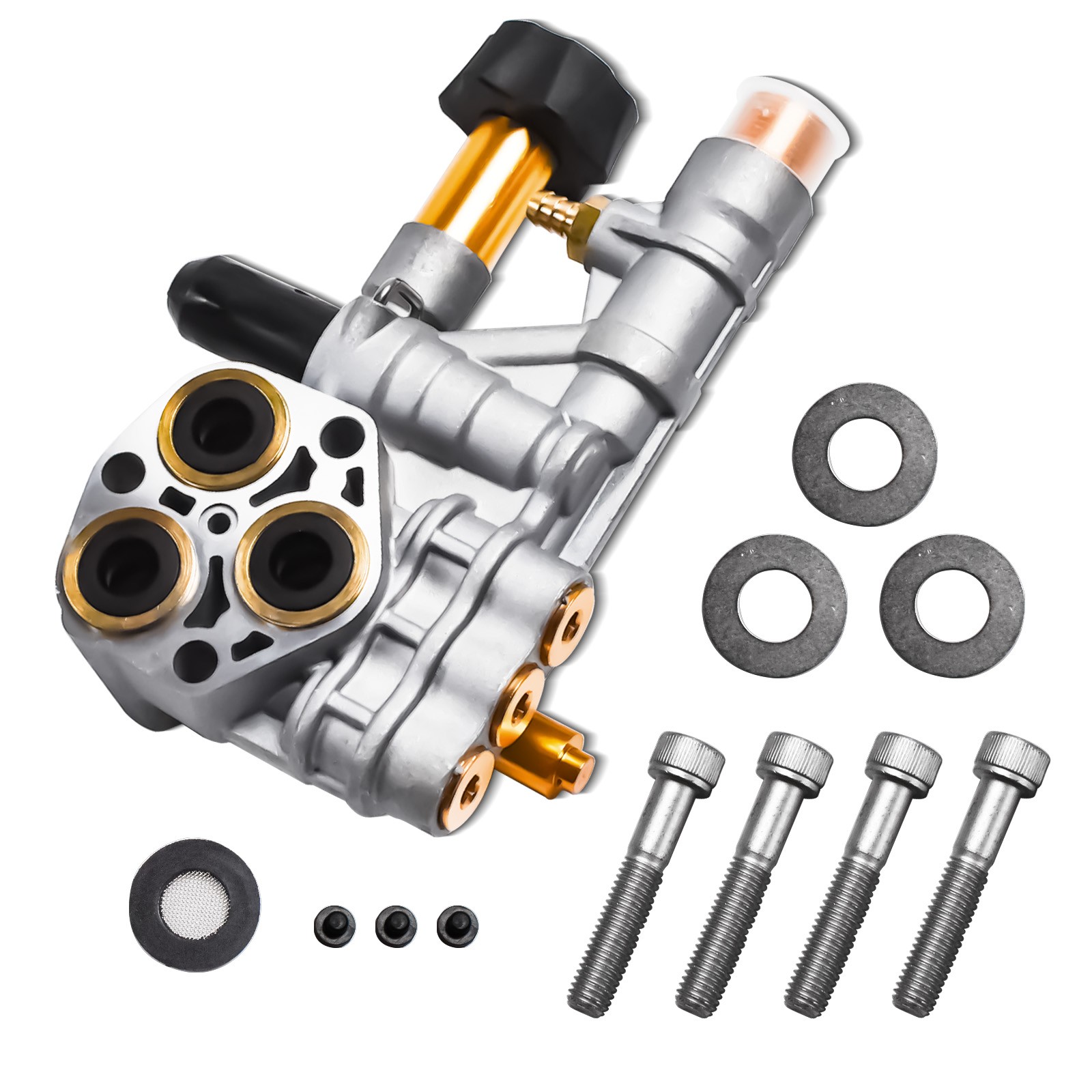 Cleaning Manifold Kit 7108366 Replacement for Axial Pressure Washer Pump 510020