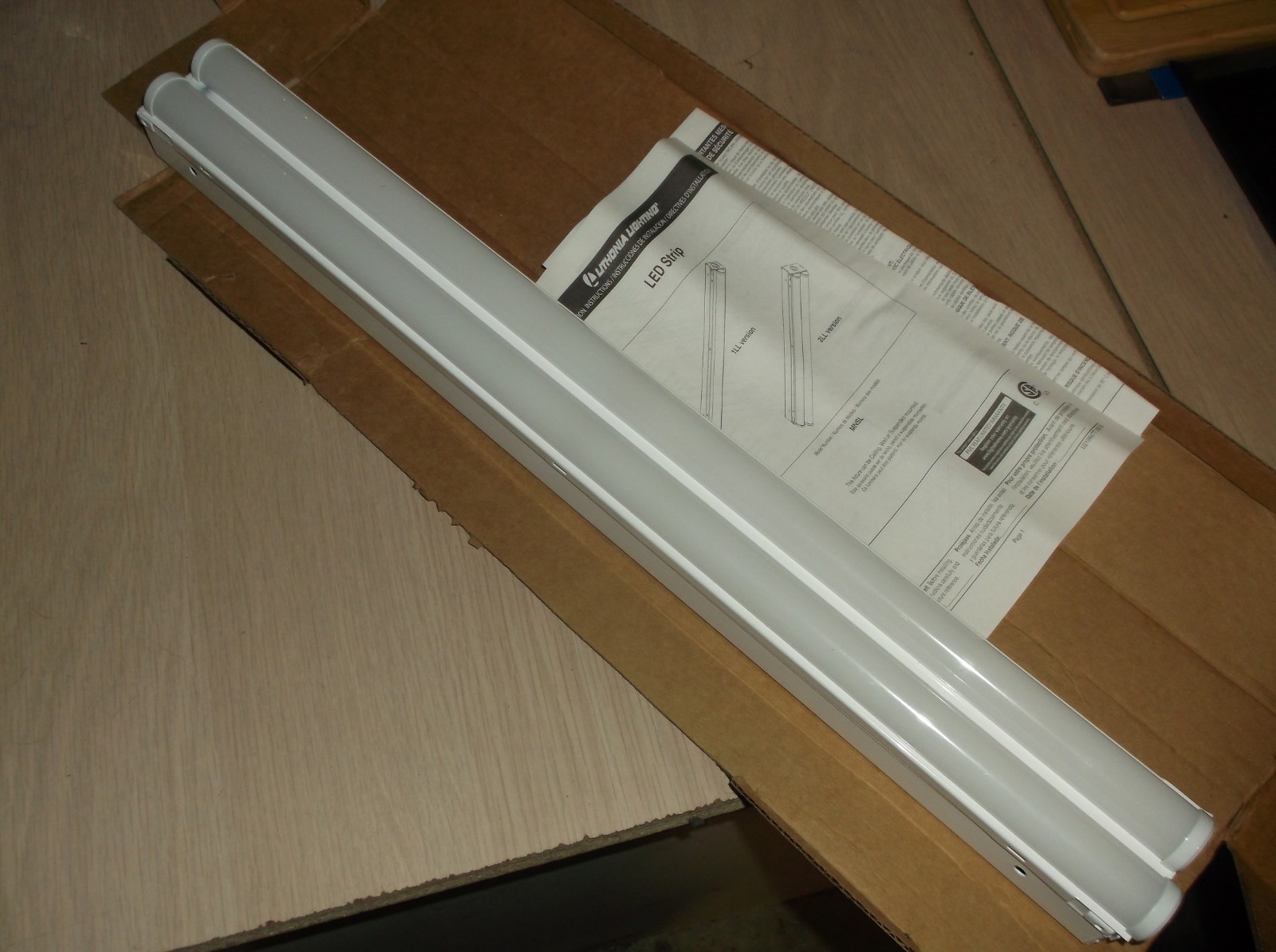 2 Lamp Lithonia Lighting 2" LED Strip Light