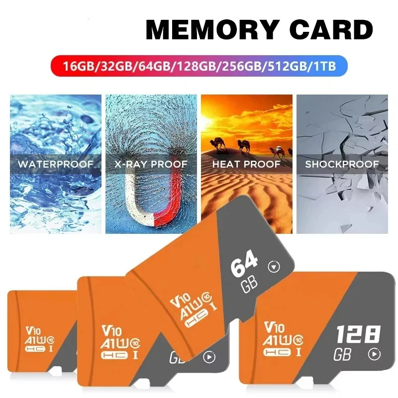 Original 2TB High Speed TF/SD Card Memory Card TF SD Ultra Fast Read Write 1TB M