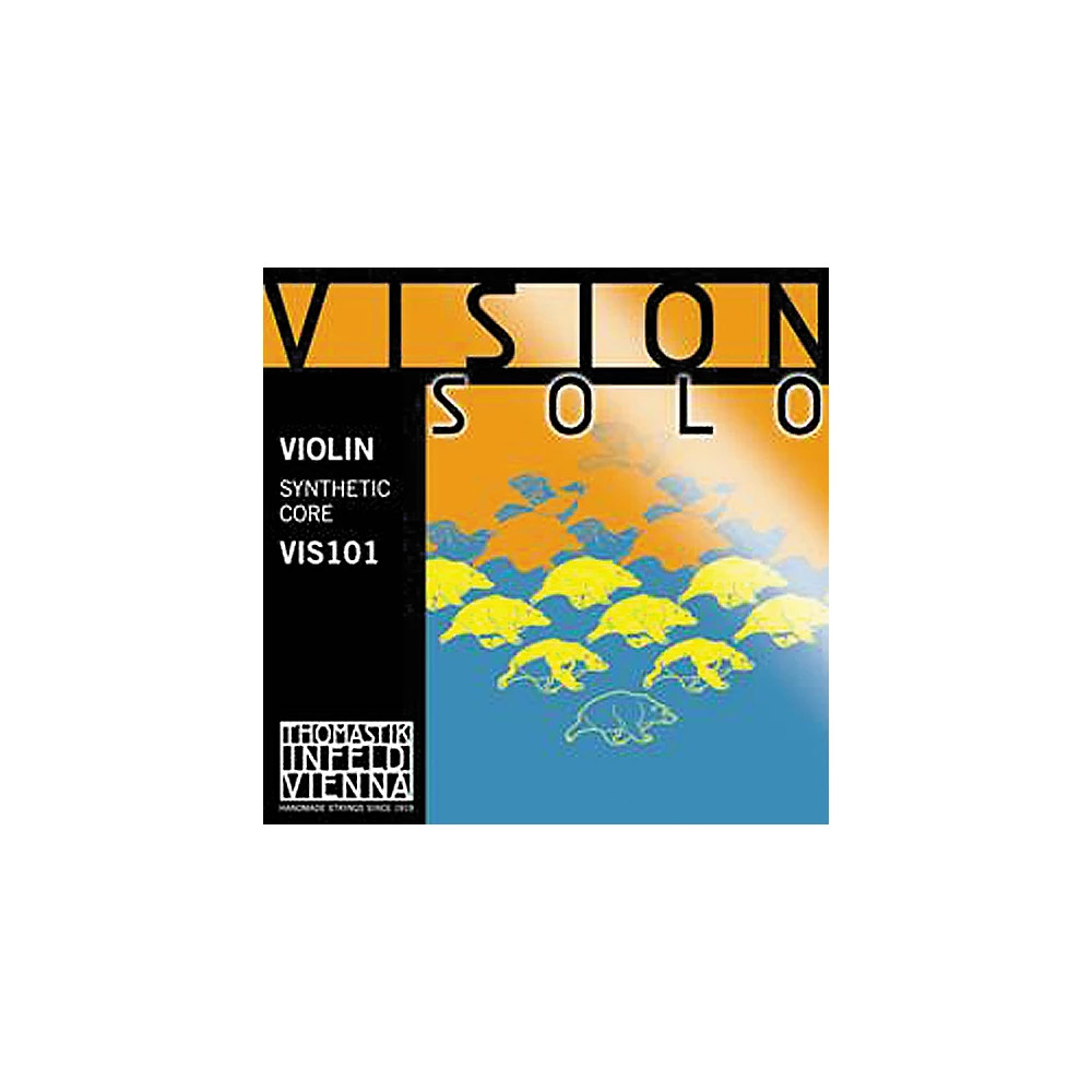 Thomastik Vision Solo 4/4 Size Violin Strings 4/4 Size Silver G String