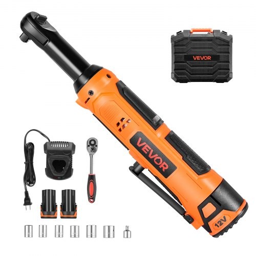 VEVOR Cordless Ratchet Wrench,3/8 inch Drive,230 RPM,up to 33 ft-lbs of Torque,B