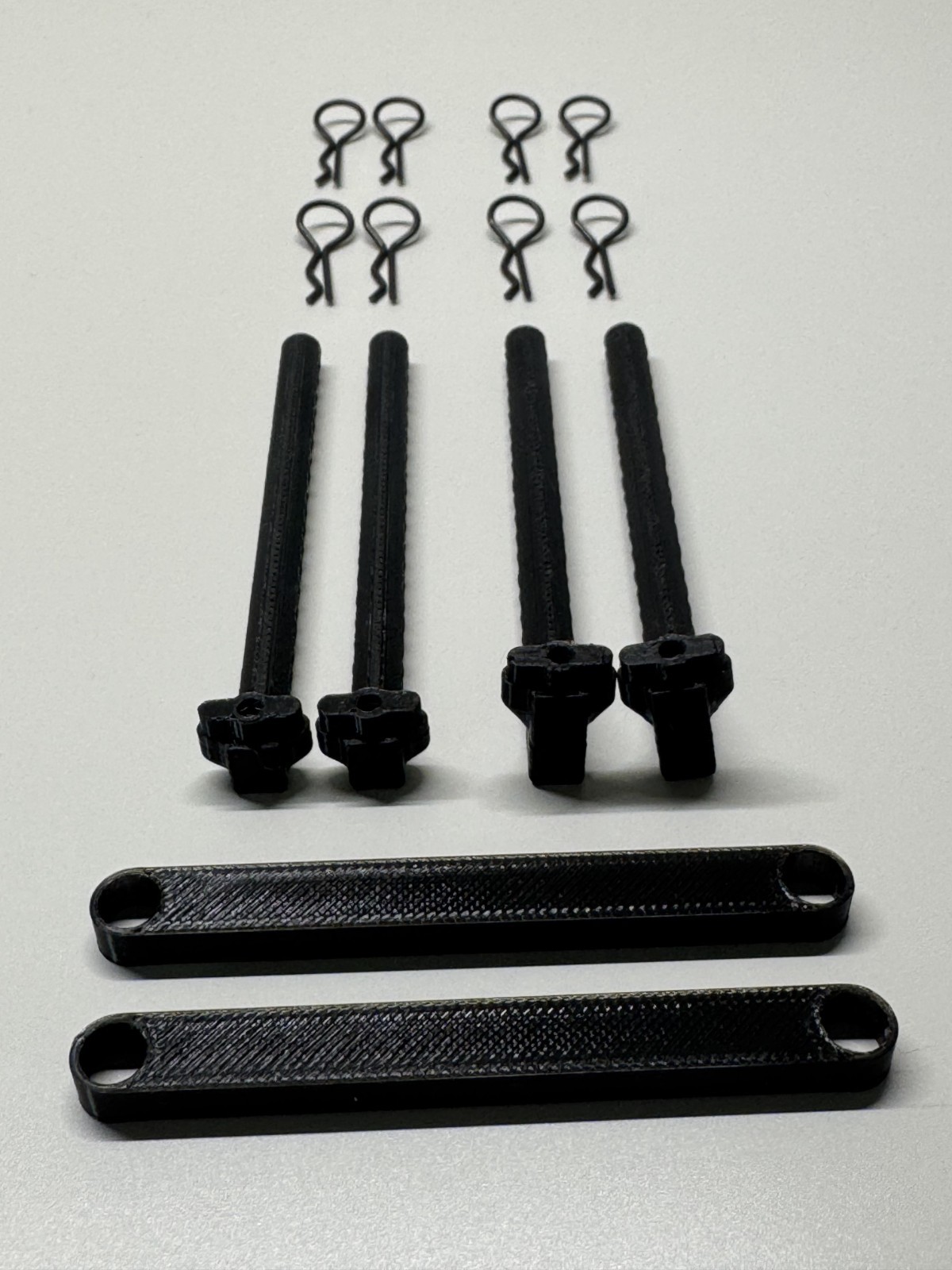 Tamiya TT 02 Body Posts & Support Braces With Pins