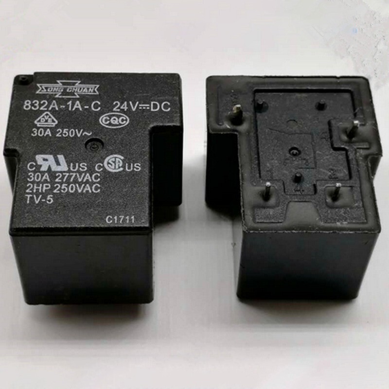 Substitute T90S1D42-24 30A 24VDC 10PCS for SONG CHUAN 832A-1A-C 24VDC Relay