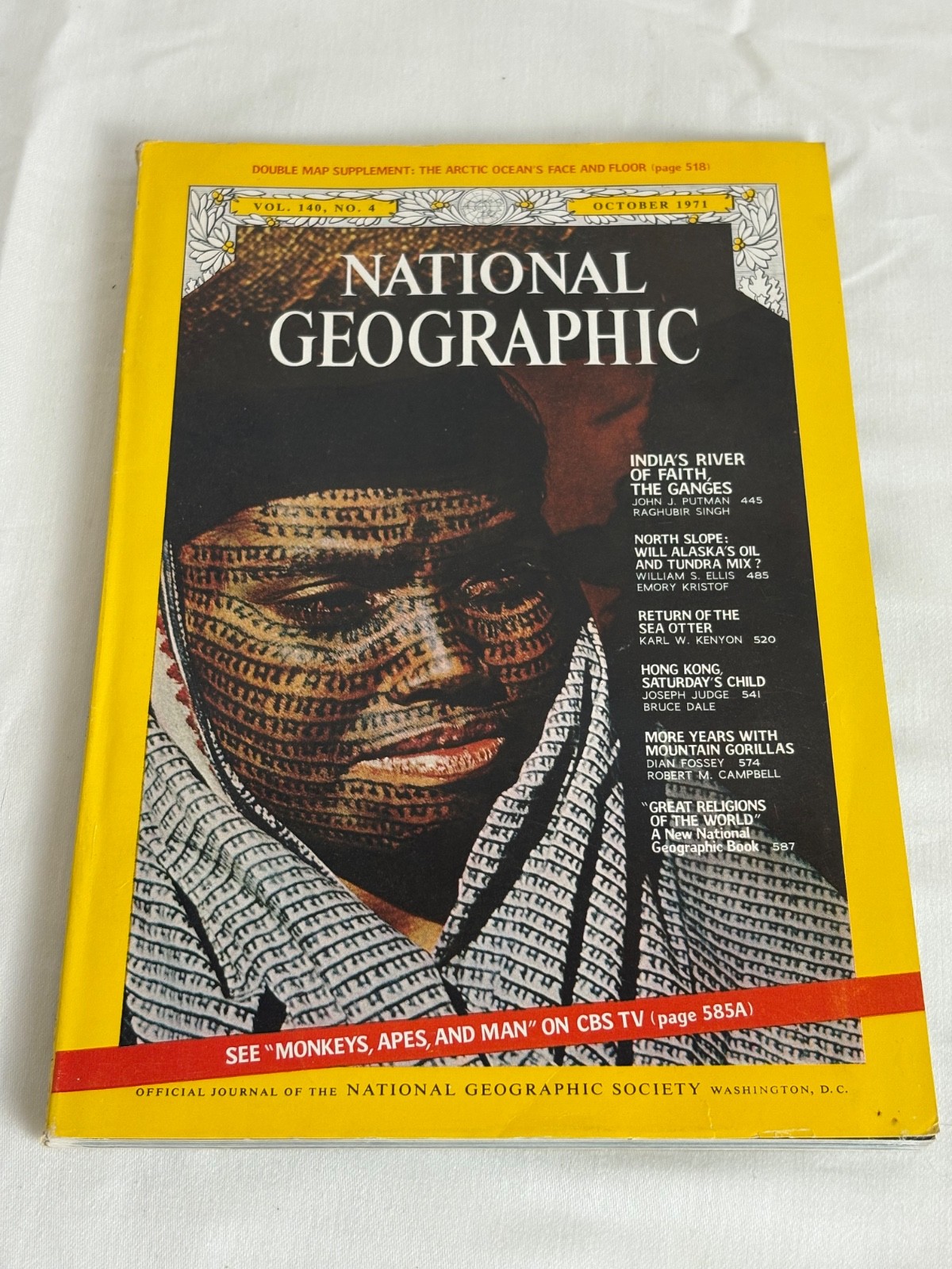 1971 National Geographic Magazine Vol. 140, No. 4  October 1971