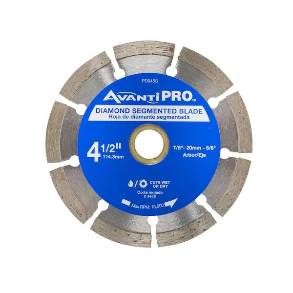 NEW Avanti Pro 4.5 in. Segmented Diamond Blade