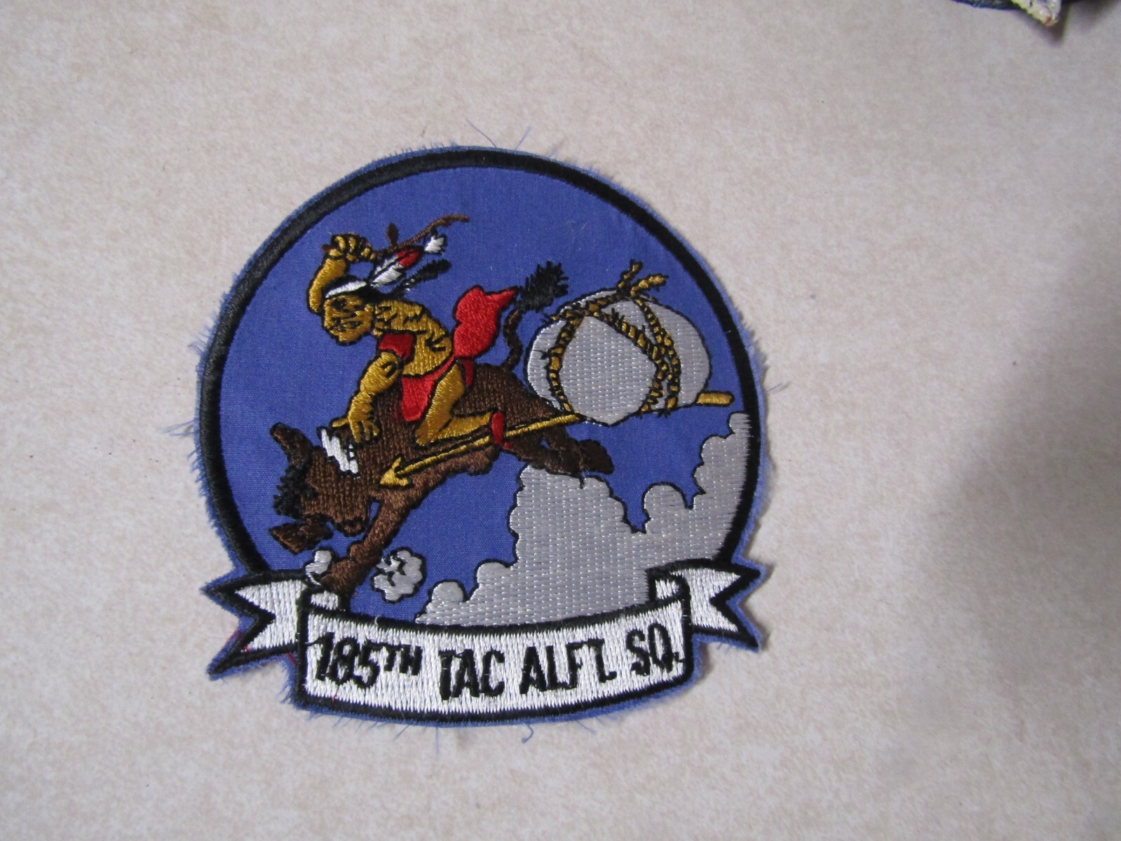 MILITARY PATCH 185TH TACTICAL AIRLIFT SQUADRON