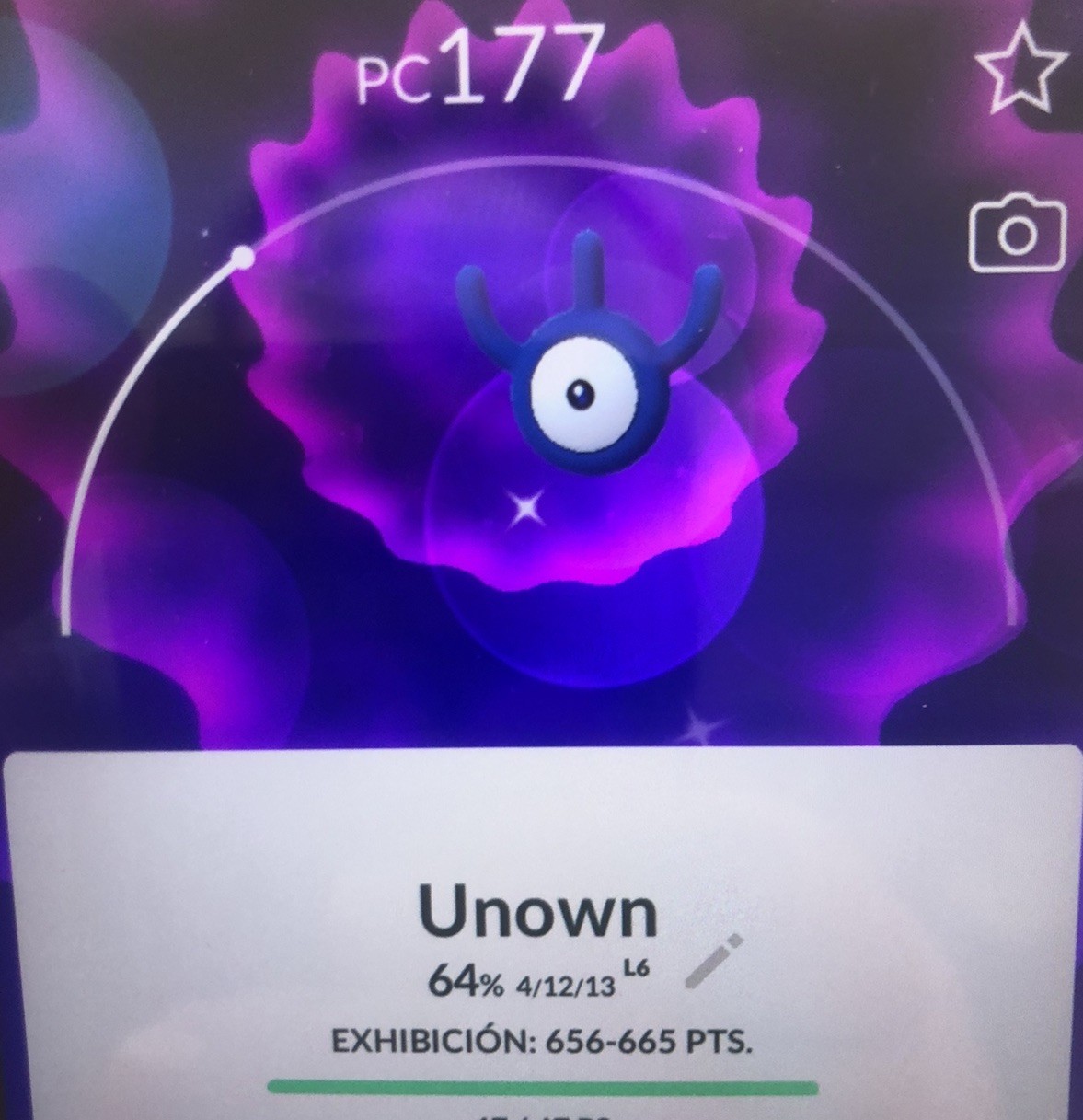 Trade✨shiny Unown W ✨Pokemon (Reg. Trade)
