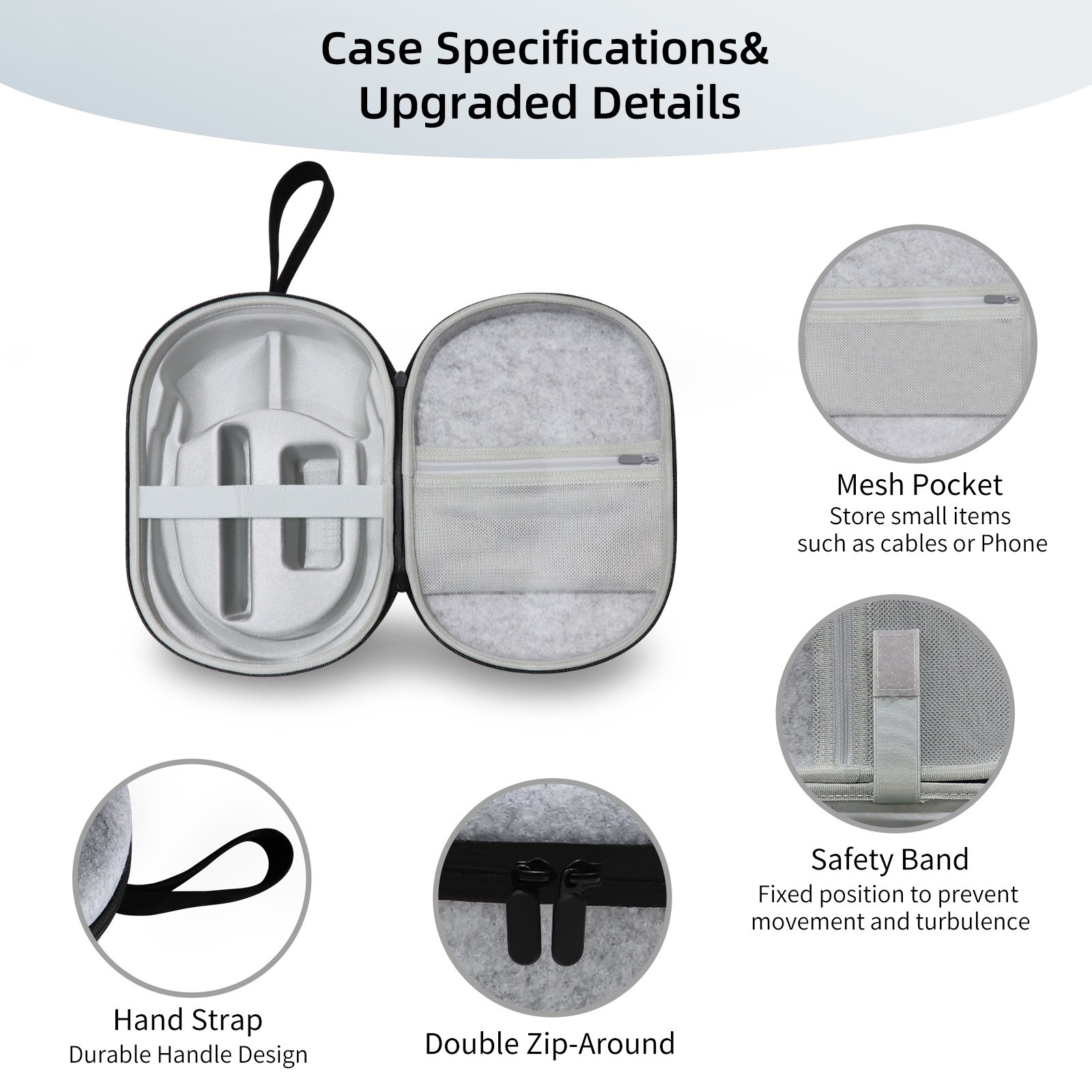 For Apple Vision Pro Shockproof Anti-scratch Protective Storage Bag Accessories