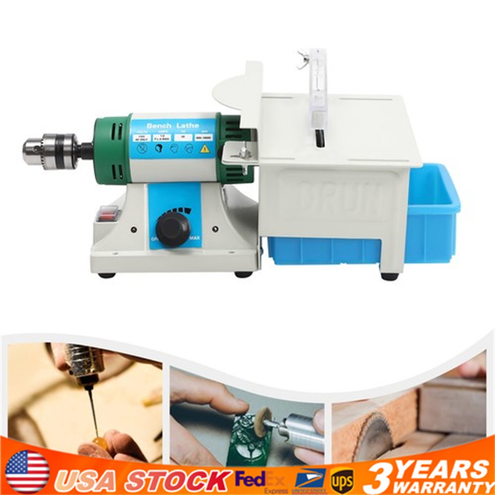 750W Multifunctional Bench Grinder, 110V Rock Polisher, 5-in-1 Bench Grinder Kit