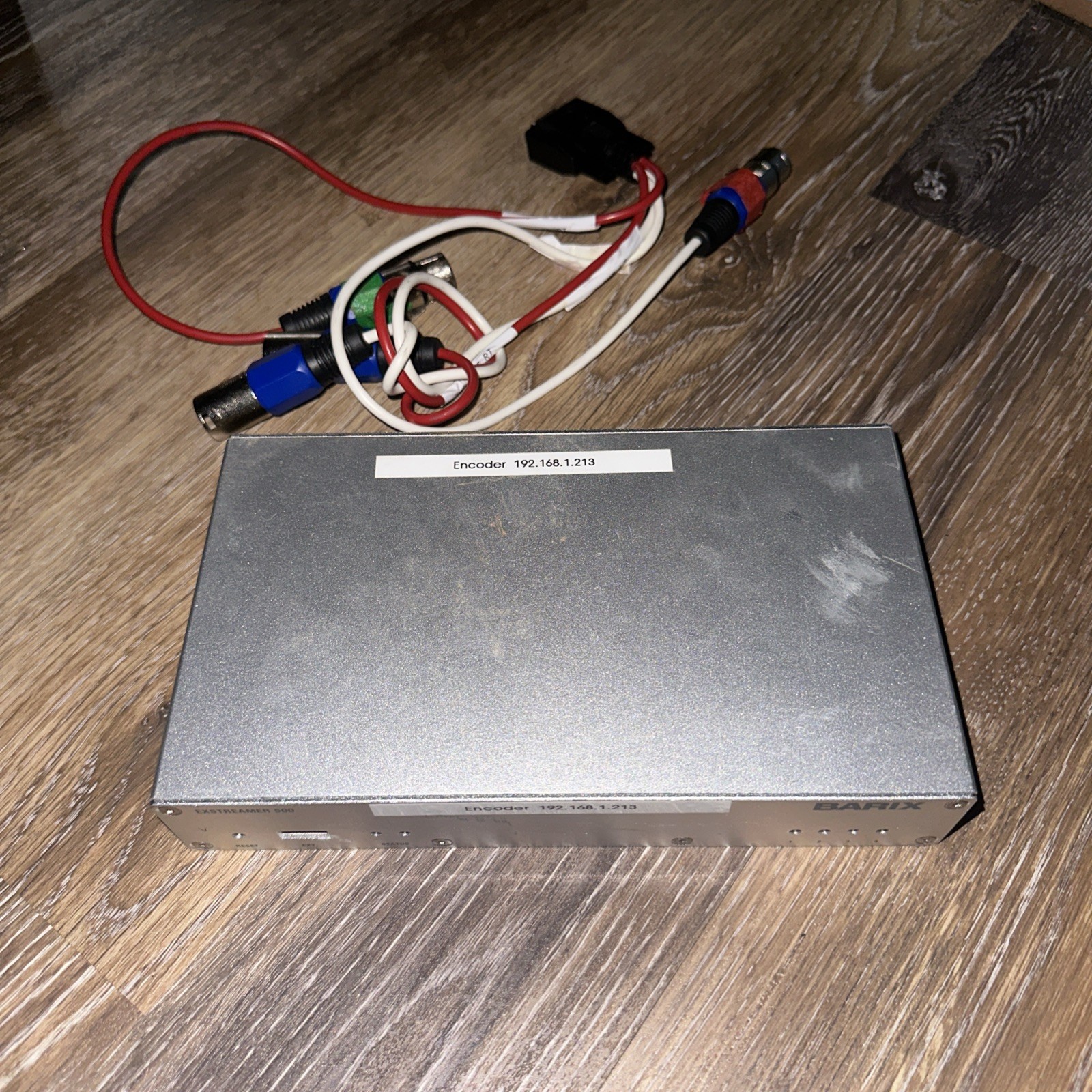 BARIX EXSTREAMER 500 MULTIFORMAT AUDIO NETWORK ENCODER/DECODER