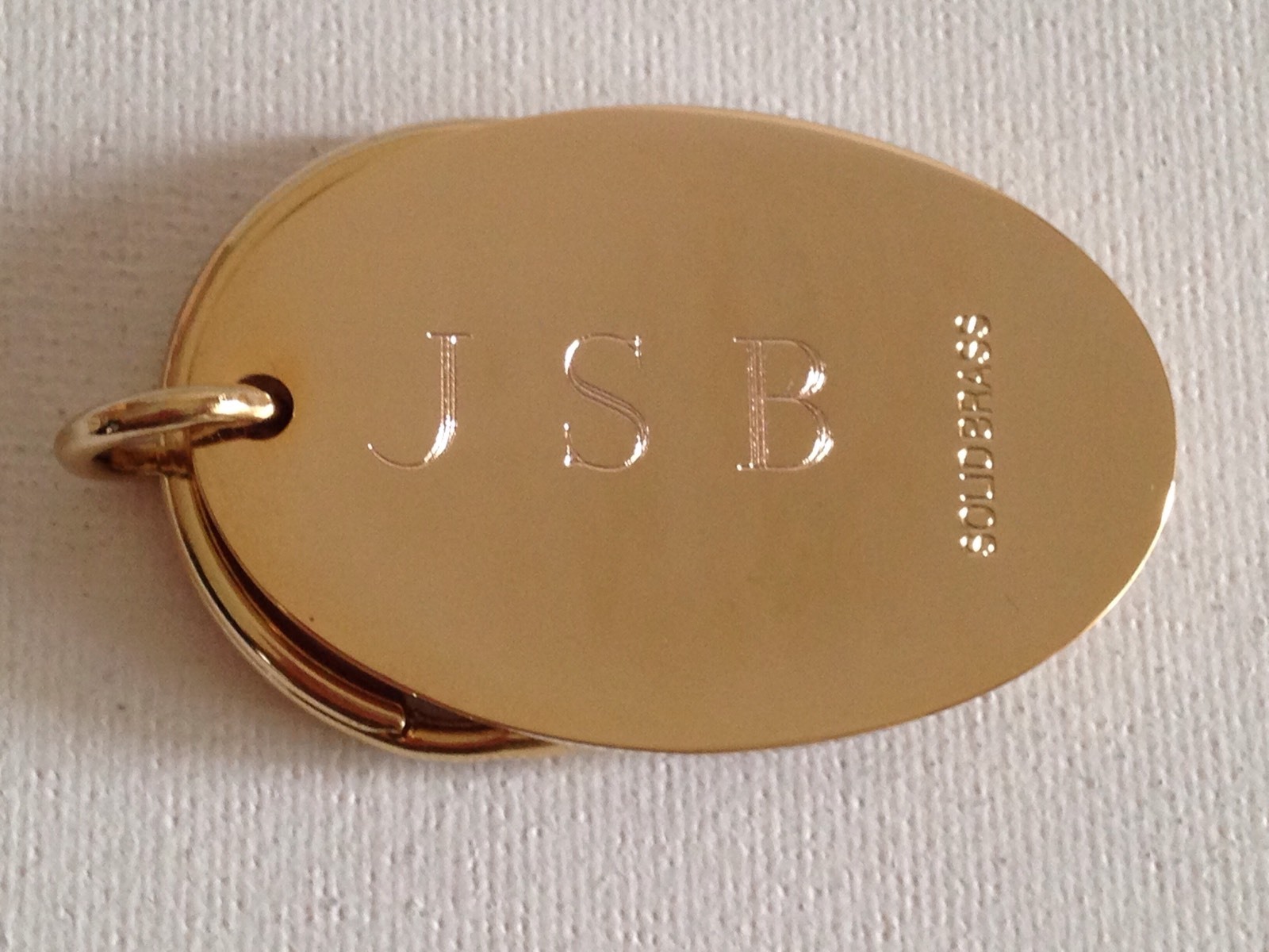Lincoln Keychain Solid Brass Key Chain Personalized Free