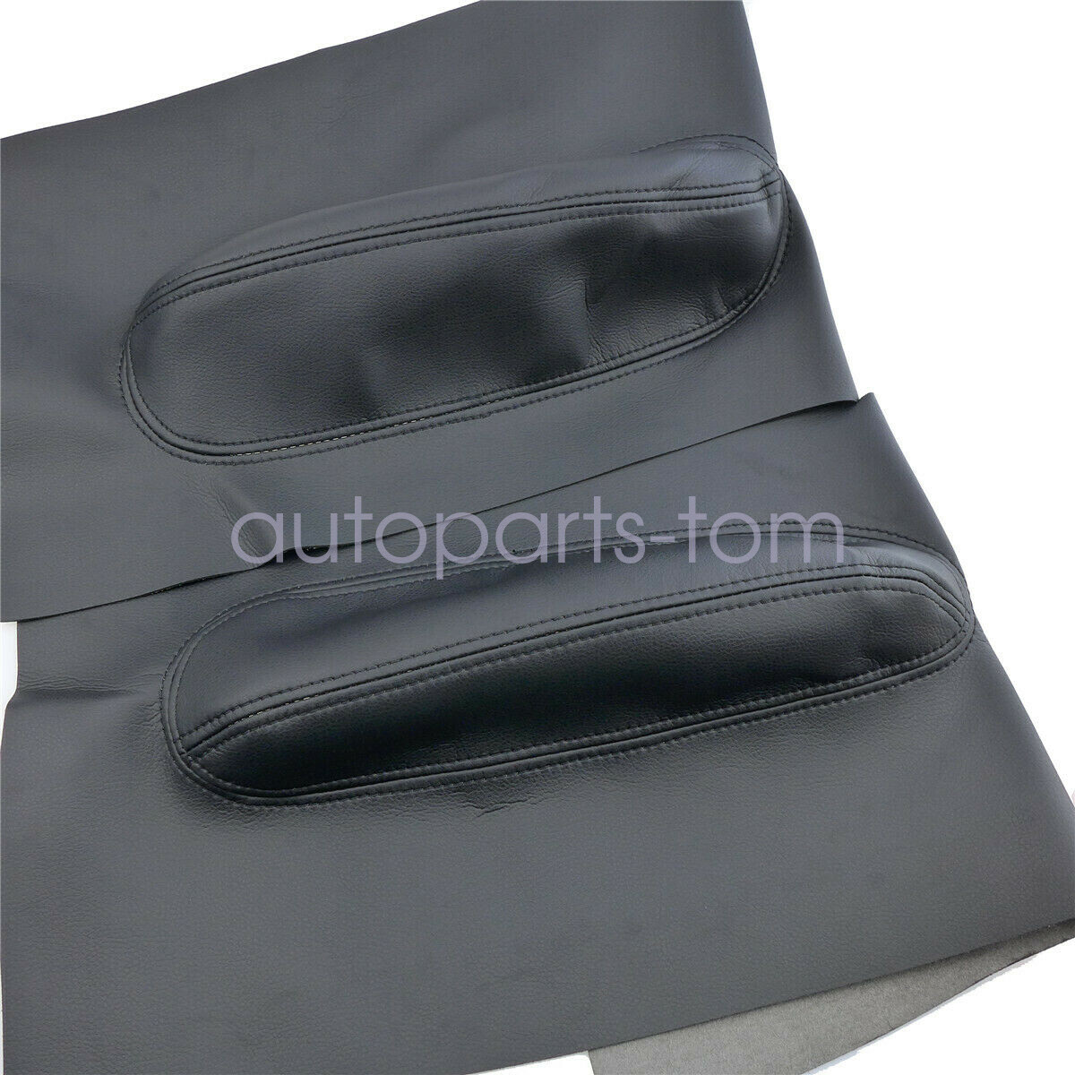 For 1998-2010 VW Beetle Door Panel Insert Card Leather Cover 2Pcs Black