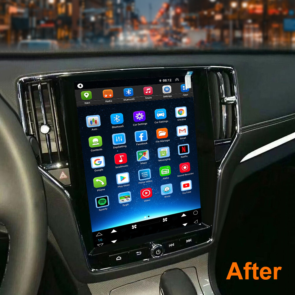 Android 14 Carplay Auto Car Radio for Roewe RX5 2016-2018 12.1Inch Screen Player