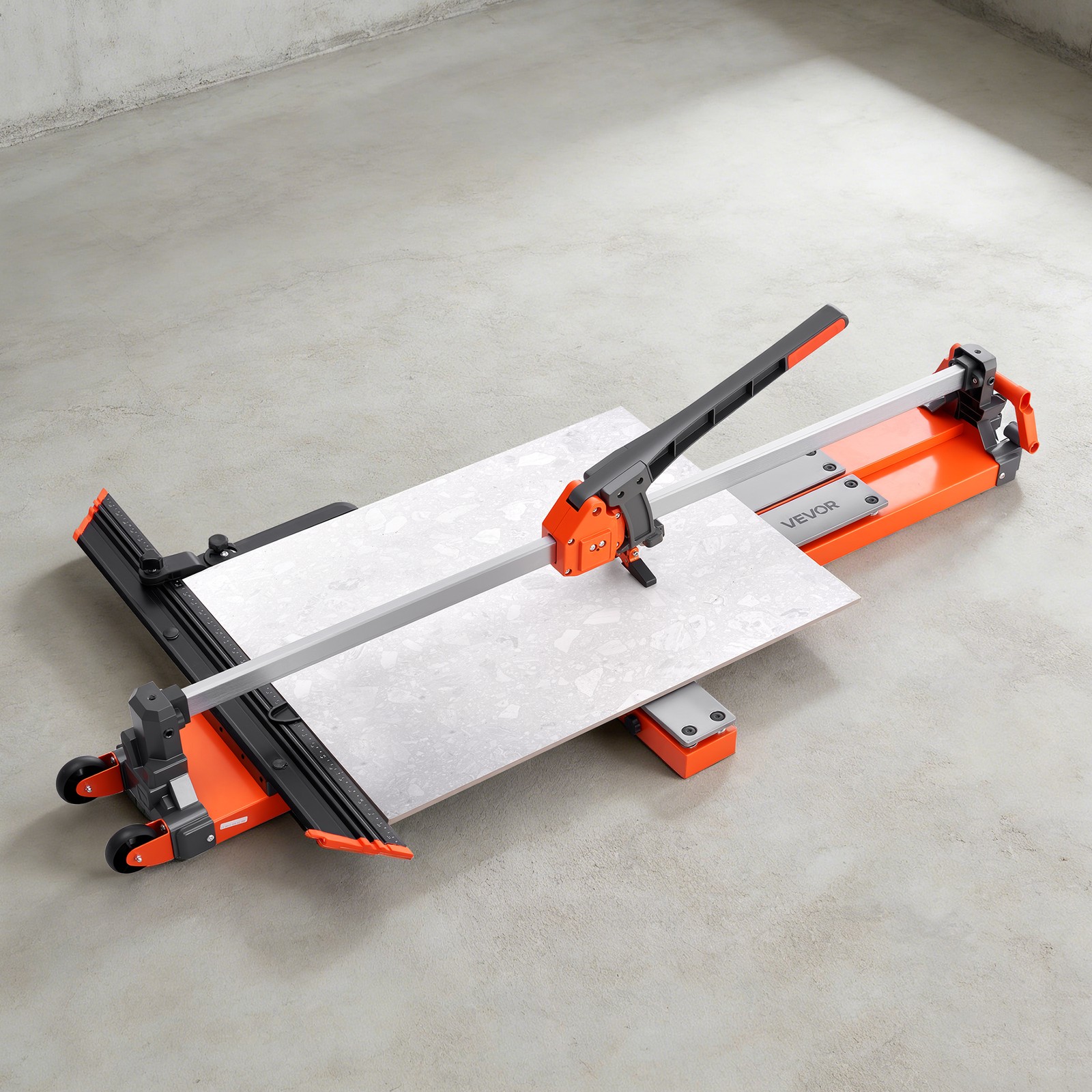 VEVOR 47.2-Inch Manual Tile Cutter Spring-Loaded Base Adjustable Angle Fence