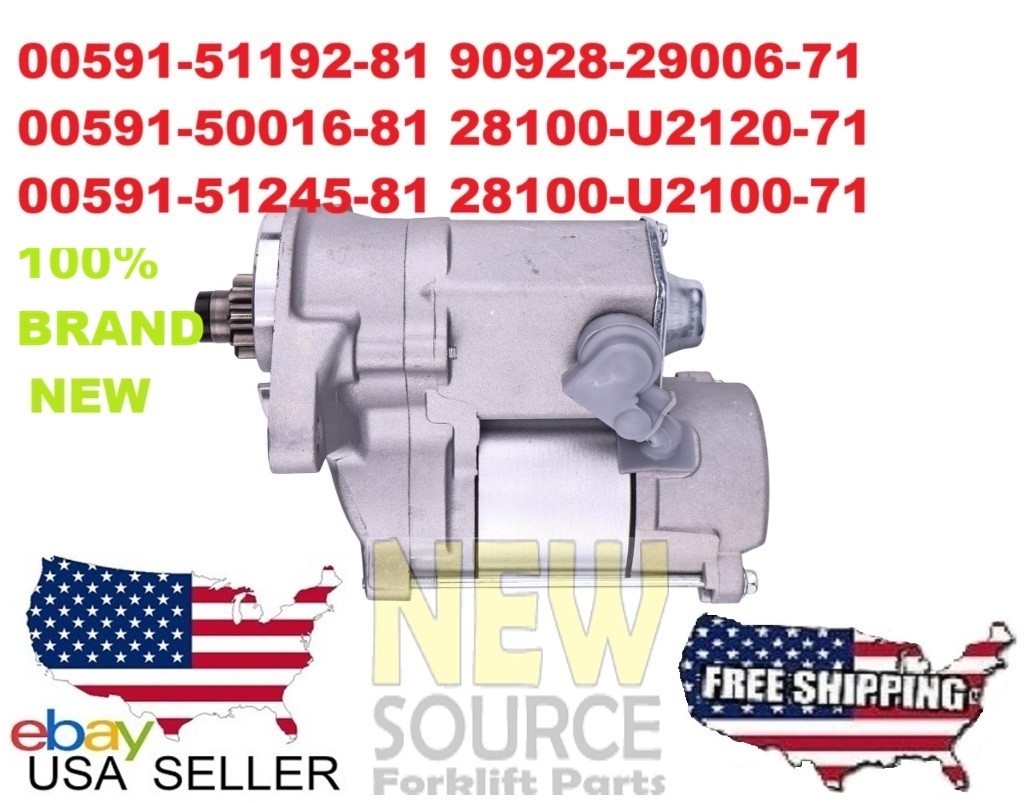 TOYOTA FORKLIFT STARTER MOTOR BRAND NEW 28100-20553-71  MP005