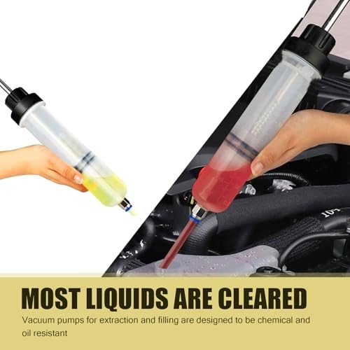 Car Power Steering Fluid Extractor, 200 CC Car Fluid Extractor Pump, Brake