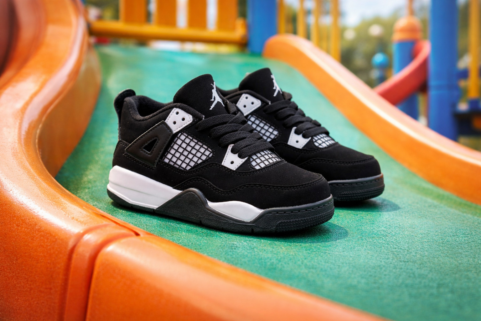 Jordan 4 White Thunder (2024) Kids All Size US (8C-3Y)