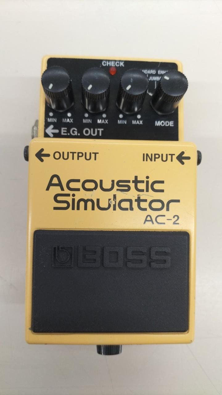 BOSS AC-2 Acoustic Simulator Guitar Effects Pedal Used