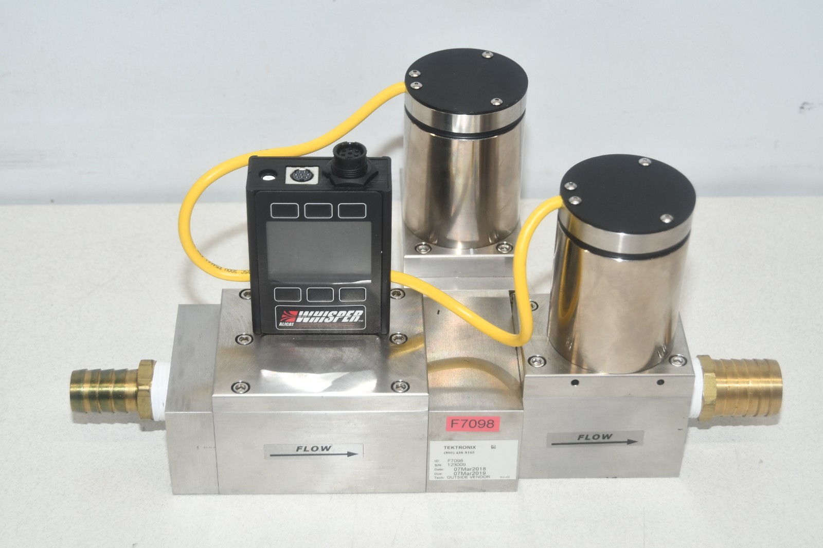 ^ Alicat MCRWD-500SLPM-TFT-I-128X27.20X63-DS/10M 10IN Air Mass Flow Controller