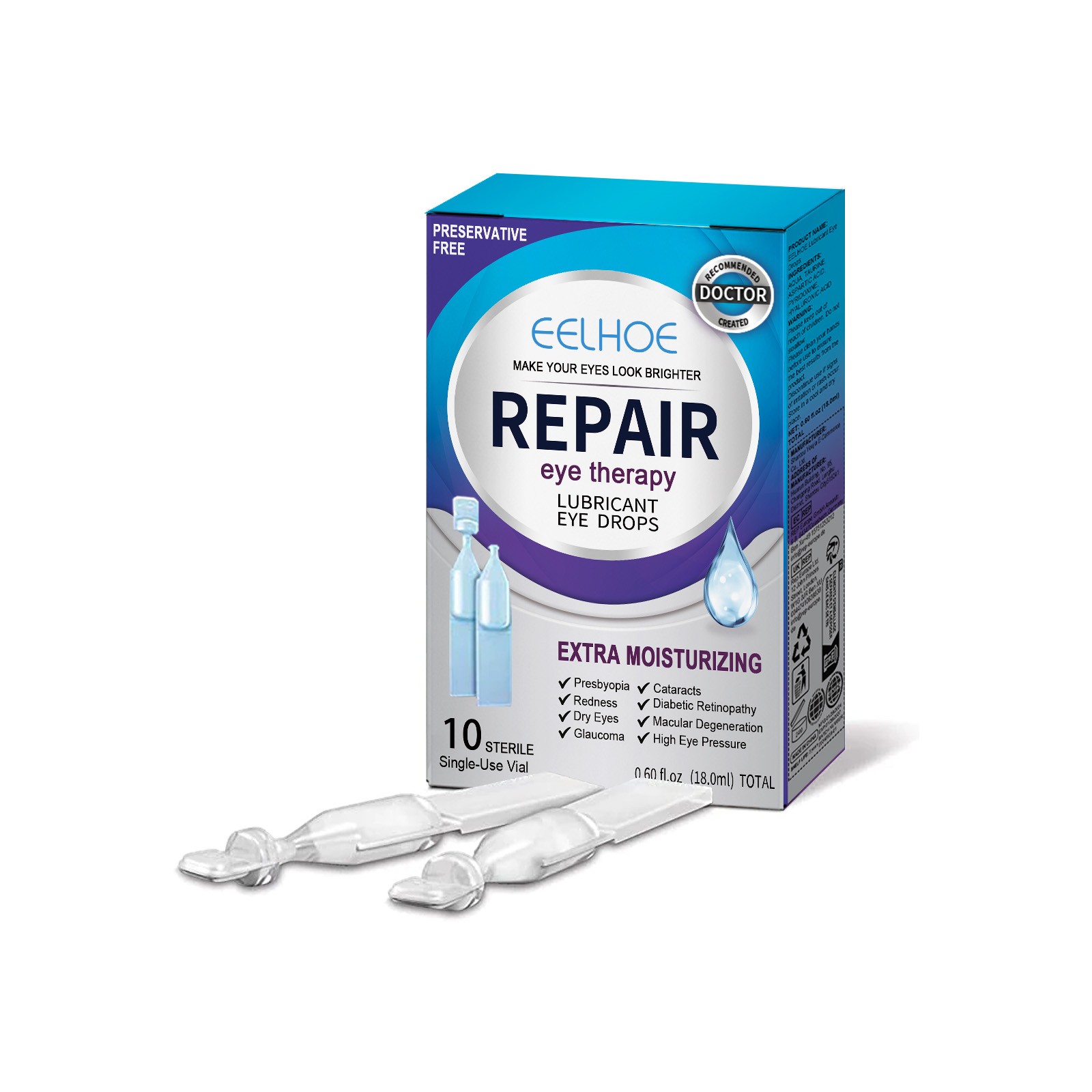Moisturizing Eye Drops, Soothing Comfort for Dry Eyes
