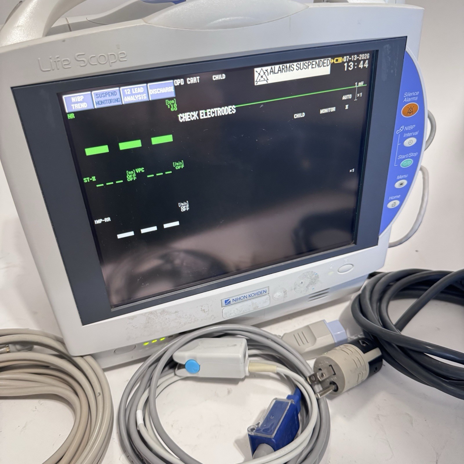Nihon Kohden Lifescope MU-631RA Patient Monitor
