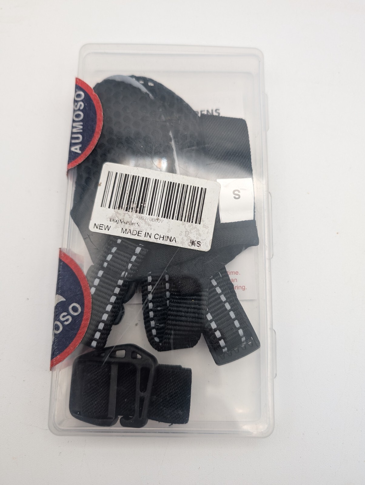 AUMOSO Dog Muzzle with Instructions - Size Small