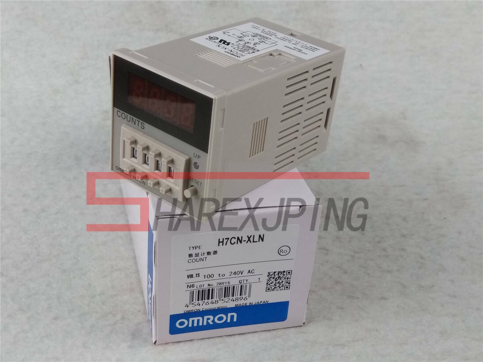 New 1PC Omron Counter H7CN-XLN AC100-240V In Box New