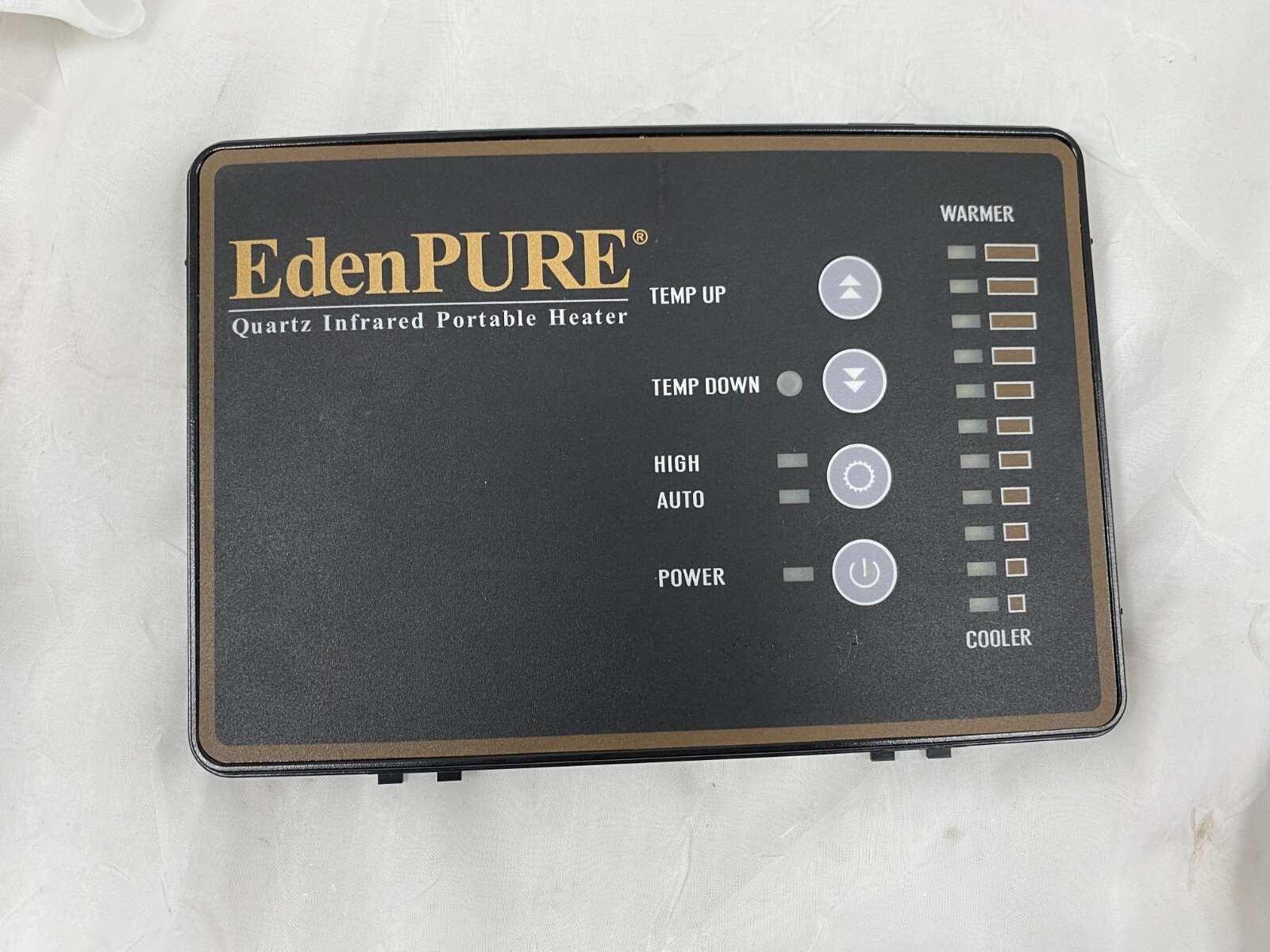 EDENPURE QUARTZ INFRARED PORTABLE HEATER DISPLAY BOARD E-TEKNET E321638, USED