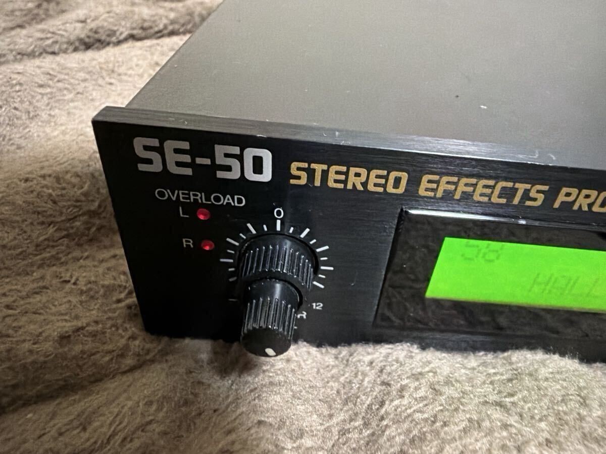 BOSS PRO SE-50 Stereo Multi Effects Processor Rack Mount Tested Working