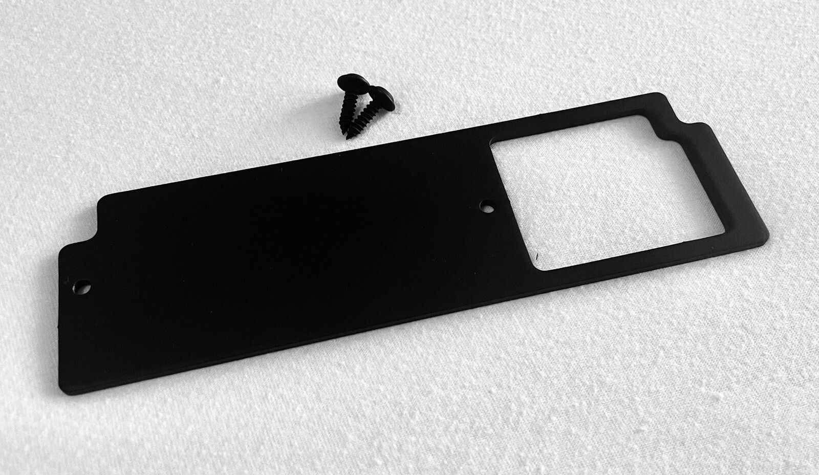 87-93 FORD MUSTANG 5.0 FOXBODY ASHTRAY PLATE PANEL BLANK- BLACK