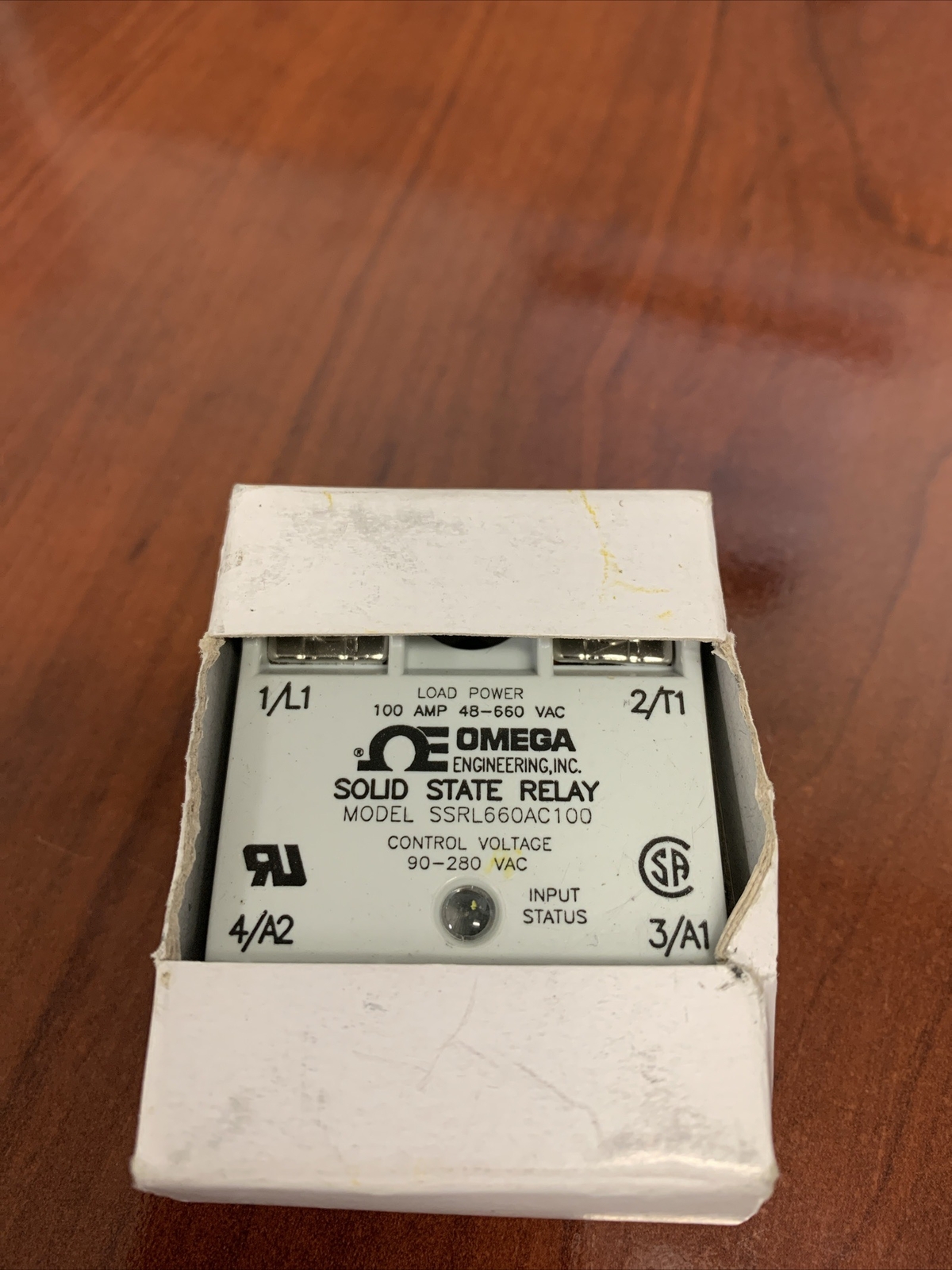 (1) Omega Panel Mount Solid State Relay SSRL660AC100