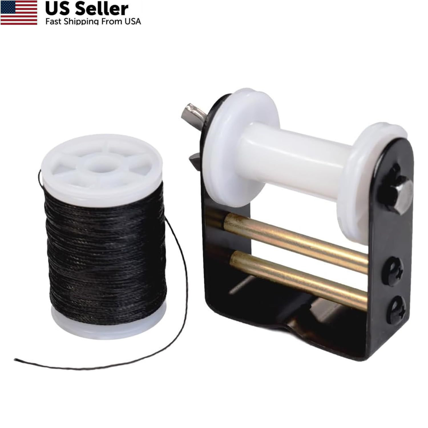 Luoyer Archery Bowstring Serving Thread and Jig Set Black